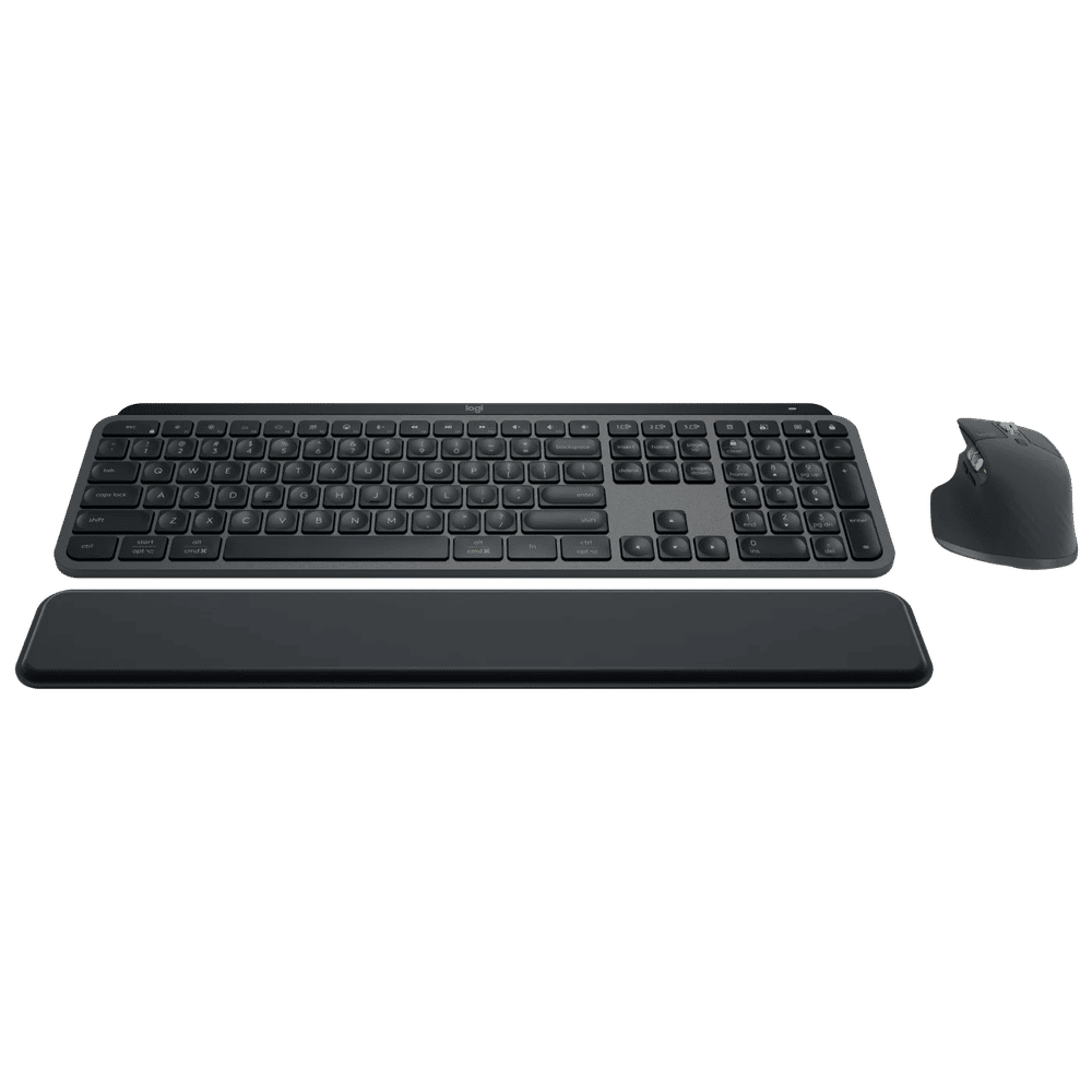 Buy logitech MX KEYS S Rechargeable Wireless Keyboard & Mouse Combo (Fast Fluid Precise Typing ...